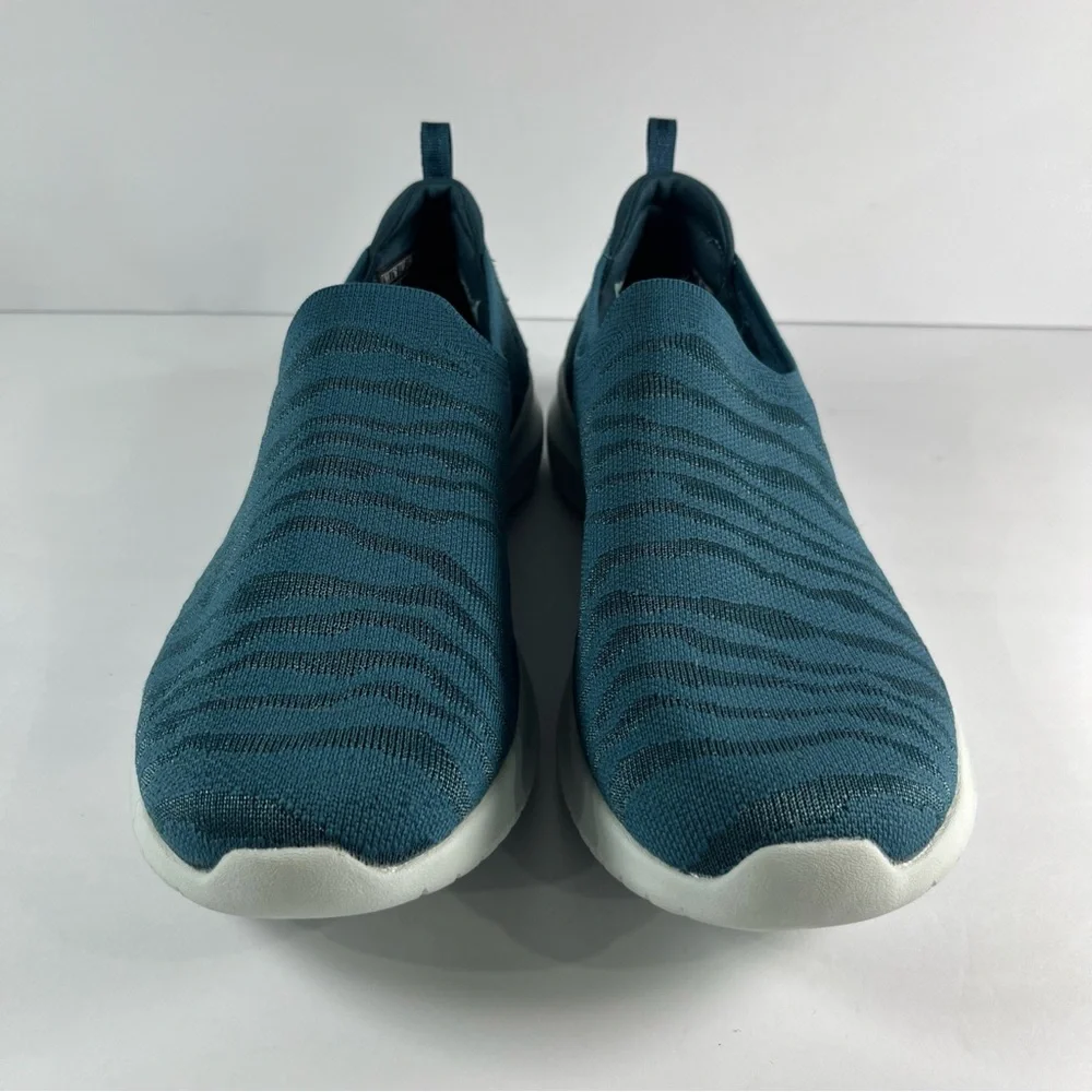 Teal Slip-On Sneakers - Picture 2 of 10